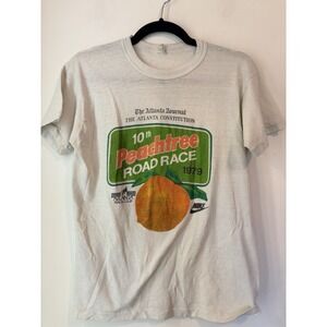 Vintage 1979 Peachtree Road Race T-Shirt Atlanta Track Club Nike Sponsor Medium